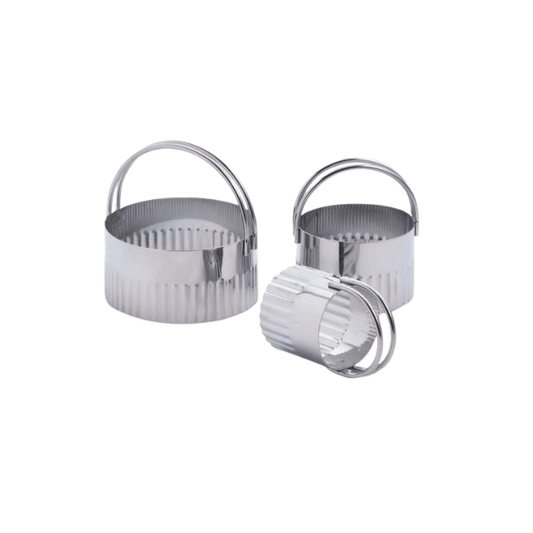 Harold Import Crinkle Cookie Cutter - Set of 3 781723421364 Kitchen Tools & Utensils CDA Gourmet cookie Crinkle 1