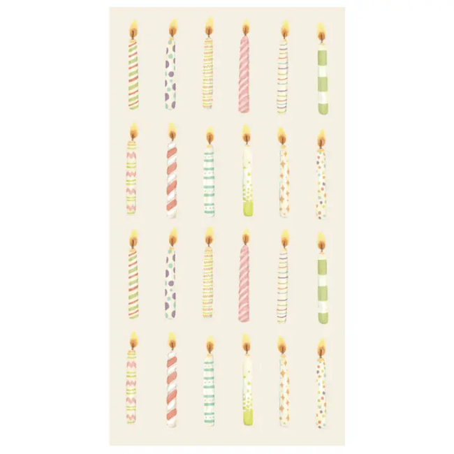 Hester & Cook Birthday Candles Guest Napkin - Pack of 16 805843160832 Paper Products CDA Gourmet Birthday Candles Guest Napkin 1