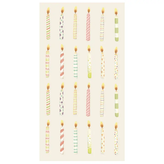 Hester & Cook Birthday Candles Guest Napkin - Pack of 16 805843160832 Paper Products CDA Gourmet Birthday Candles Guest Napkin 1