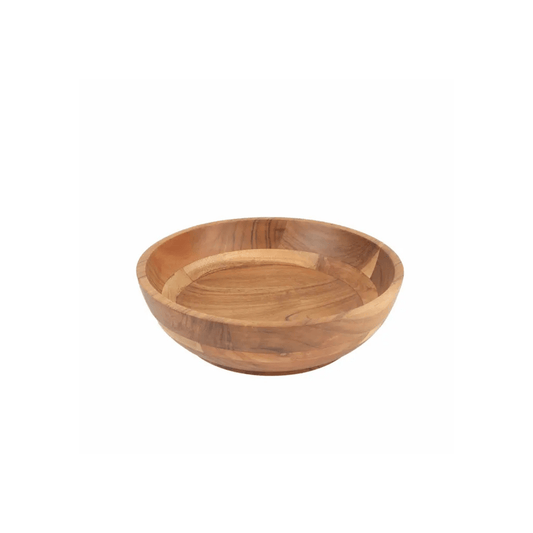 India Handicrafts Large Wood Serving Bowl - 14 Inch 711734753758 Serving Items CDA Gourmet Bowl Cutting Boards and Entertaining 1