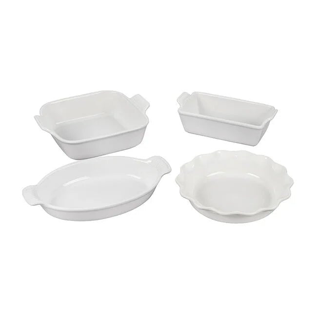 Le Creuset Heritage 4 - Piece Bakeware Essentials Set 843251179183 Cookware CDA Gourmet Cerise Cookware 2