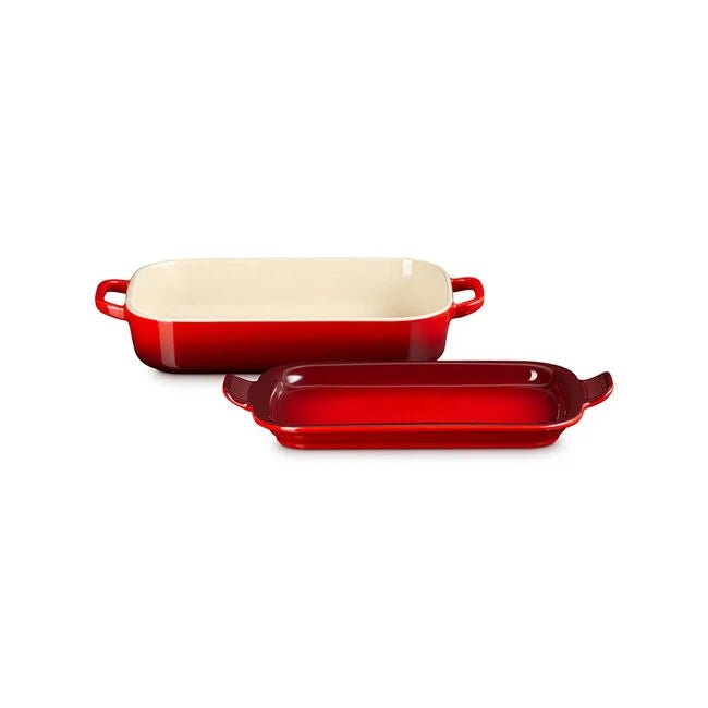 Le Creuset Rectangular Dish with Platter Lid 843251190430 Cookware CDA Gourmet bakeware Le Creuset 3