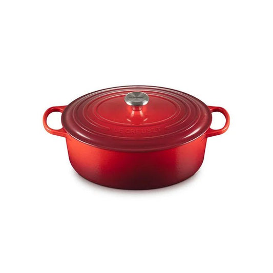 Le Creuset Signature Oval Dutch Oven - 8 QT 024147265009 Cookware CDA Gourmet Artichaut Caribbean 2