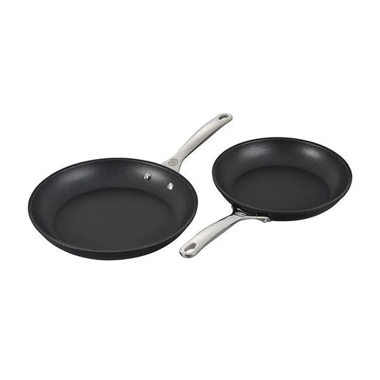 Le Creuset Toughened Non - stick PRO 2 - Piece Fry Pan Set 630870284356 Le Creuset CDA Gourmet Fry Pan Le Creuset 1