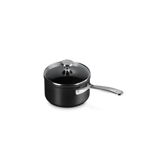 Le Creuset Toughened Non - Stick PRO Saucepan - 2QT 630870273381 Cookware CDA Gourmet Cookware glass 1