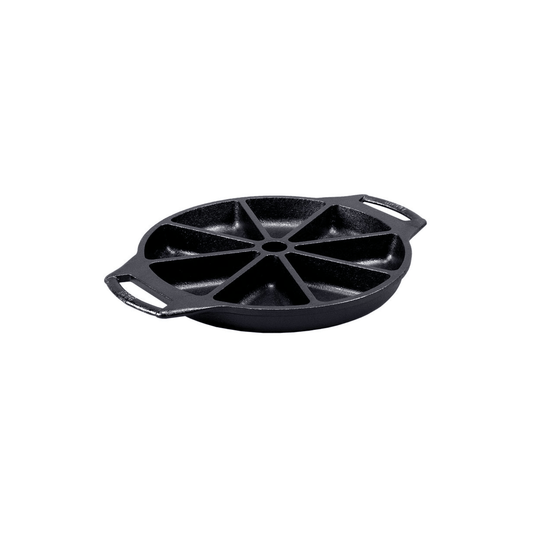 Lodge Seasoned Cast Iron Wedge Pan 075536374079 Cookware CDA Gourmet cast iron Cookware 1