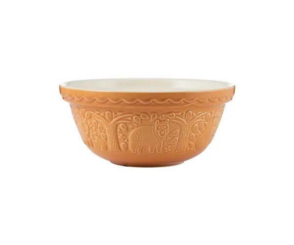 Mason Cash In The Forest Bear Mixing Bowl - 2.15 Qt/2 L - Ochre 5010853271835 Baking Accessories CDA Gourmet Bear In the Forest 1