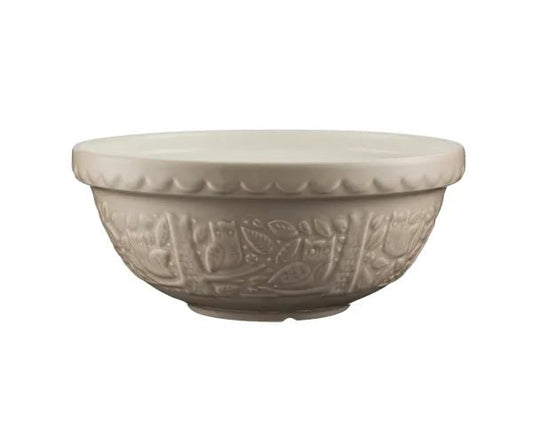 Mason Cash In The Forest Owl Mixing Bowl - 2.85 Qt/2.7 L - Stone 5010853197838 Baking Accessories CDA Gourmet In the Forest Mason Cash 1