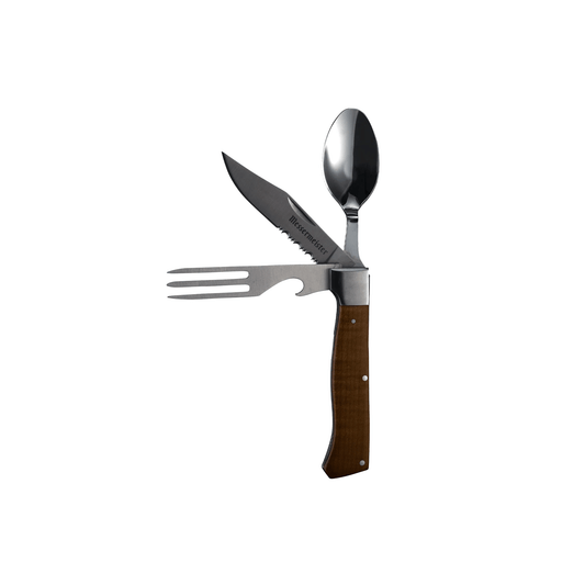 Messermeister Adventure Chef Folding Camp Utensil - Maple 098872646266 Cutlery CDA Gourmet adventure camping 1