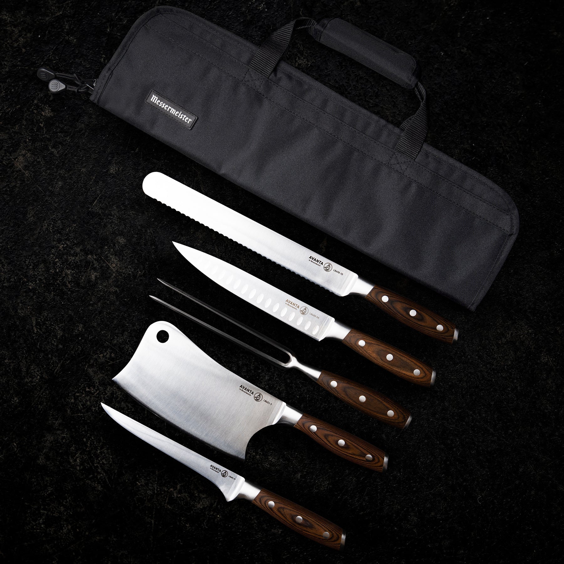 Messermeister Avanta 6 Piece Pro BBQ Knife Set 098872227205 Knives CDA Gourmet Avanta Bbq 1