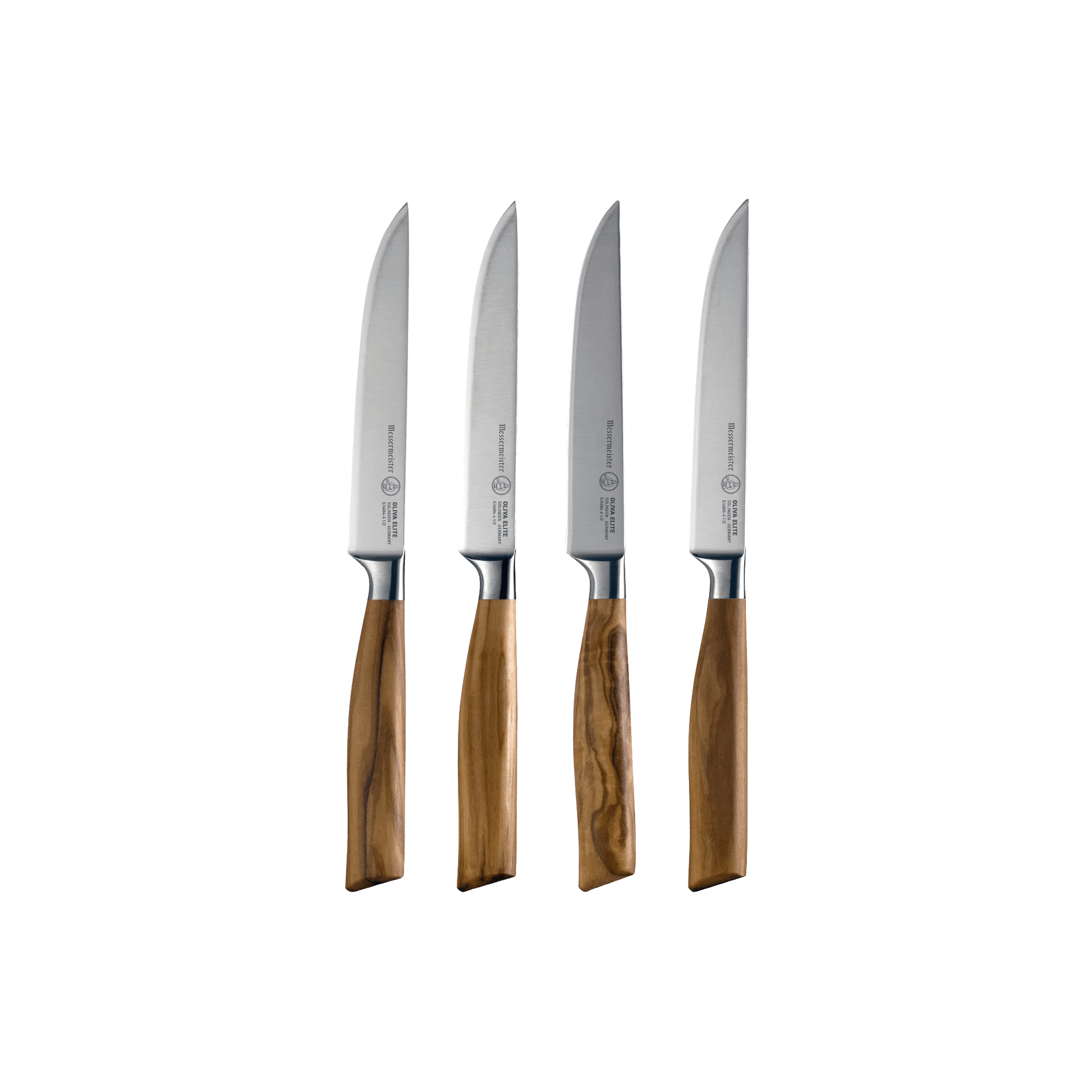 Messermeister Oliva Elite Fine Edge Steak Knife Set - 4 Piece 10942 Knives CDA Gourmet Fine Fine Edge 1