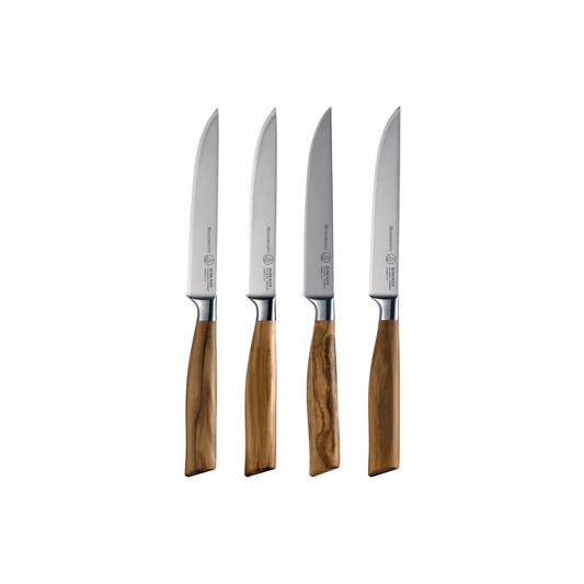 Messermeister Oliva Elite Fine Edge Steak Knife Set - 4 Piece 10942 Knives CDA Gourmet Fine Fine Edge 1