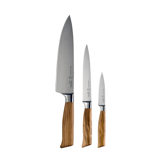 Messermeister Oliva Elite Starter Set - 3 Piece 11234 CDA Gourmet Chef's Knife messermeister 1