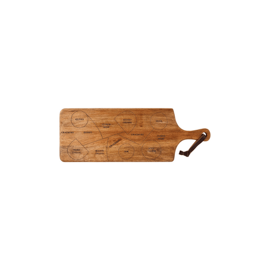 Mud Pie Charcuterie Serving Board - 28 Inch 718540669693 Wood Cutting /Charcuterie Boards CDA Gourmet Board Charcuterie 1