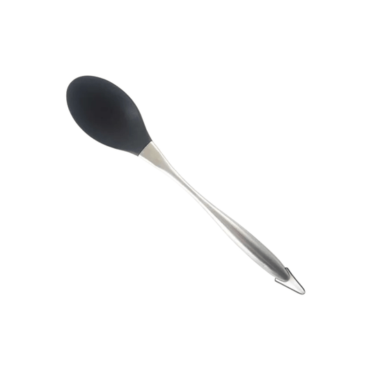 Norpro Silicone and Stainless Steel Solid Spoon 028901013356 Kitchen Tools & Utensils CDA Gourmet Cooking Utensil Gadgets and Utensils 1