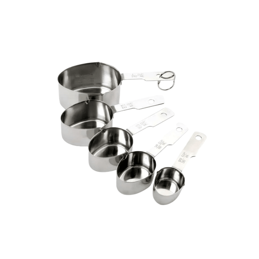 Norpro Stainless Steel Measuring Cups - 5 Piece Set 028901030575 Kitchen Tools & Utensils CDA Gourmet Cups Gadgets and Utensils 1