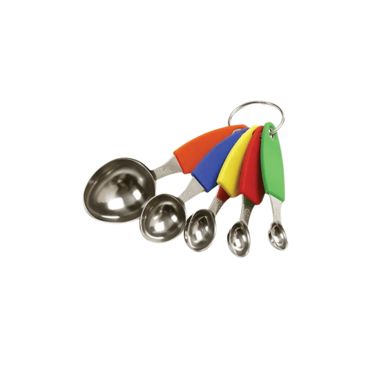 Norpro Stainless Steel Measuring Spoons with Silicone Handles Set of 5 028901031008 Kitchen Tools & Utensils CDA Gourmet Gadgets and Utensils Measuring Spoons 1