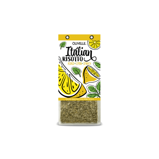 Olivelle Asiago Lemon Spinach Risotto 859402007984 Olivelle Not O and V CDA Gourmet Asiago Lemon 1