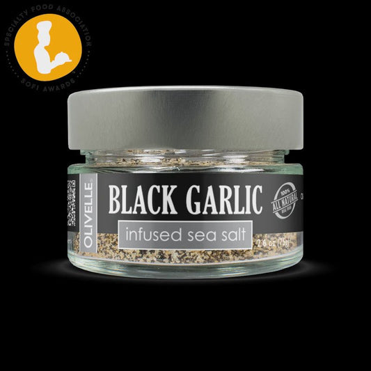 Olivelle Black Garlic Infused Sea Salt 859402007304 Olivelle CDA Gourmet Black Garlic Garlic 1