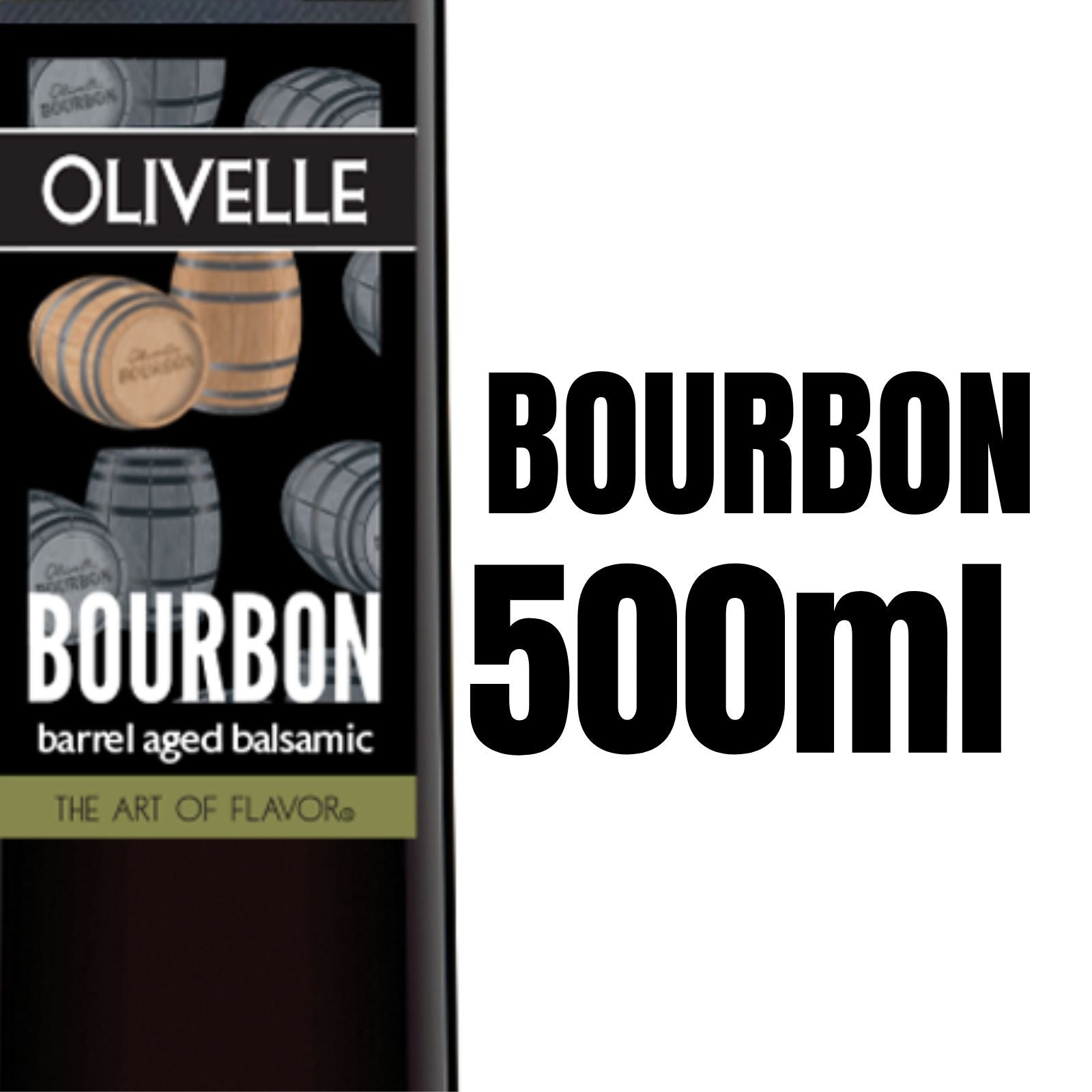 Olivelle Bourbon - 500ML 10633 Olivelle Oil and Vinegar CDA Gourmet 500ml Balsamic 2