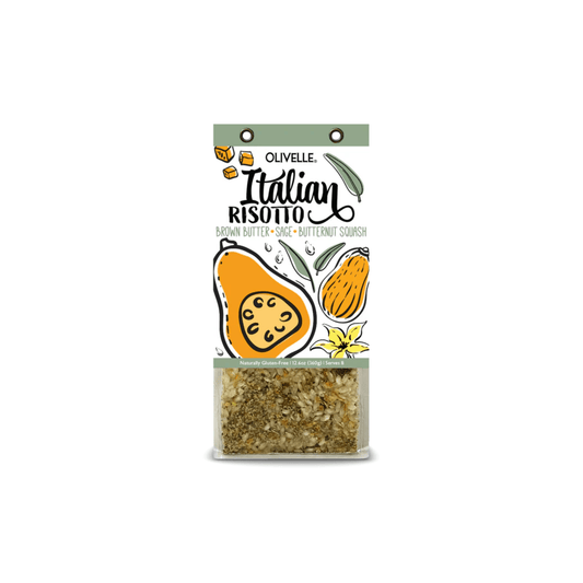 Olivelle Brown Butter Sage Butternut Squash Risotto 859402007977 Olivelle Not O and V CDA Gourmet Brown Butter Butternut Squash 1