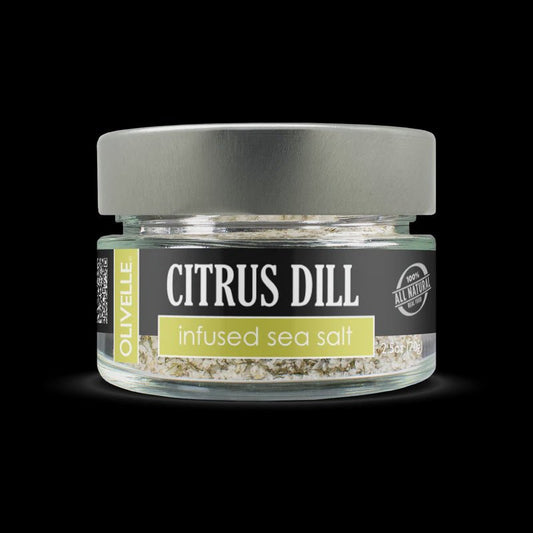 Olivelle Citrus Dill Infused Sea Salt 850815004263 Olivelle CDA Gourmet Citrus Dill 1