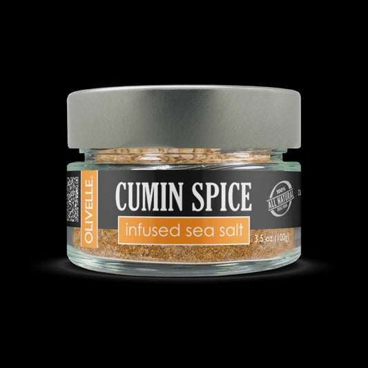 Olivelle Cumin Spice Infused Sea Salt 850815004249 Olivelle CDA Gourmet Cumin Infused 1
