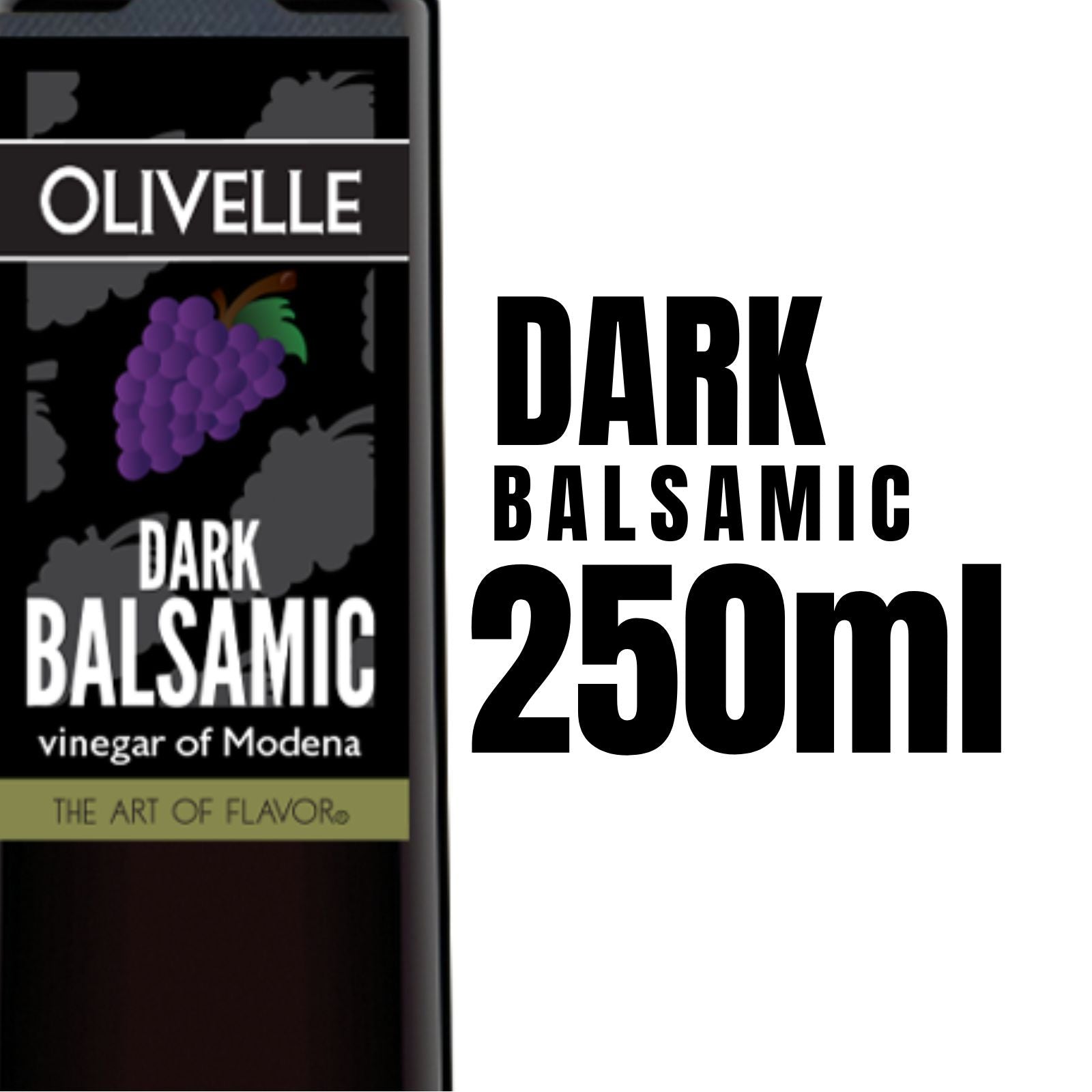 Olivelle Dark Balsamic - 250ML 10640 Olivelle Oil and Vinegar CDA Gourmet 250ml Balsamic 2