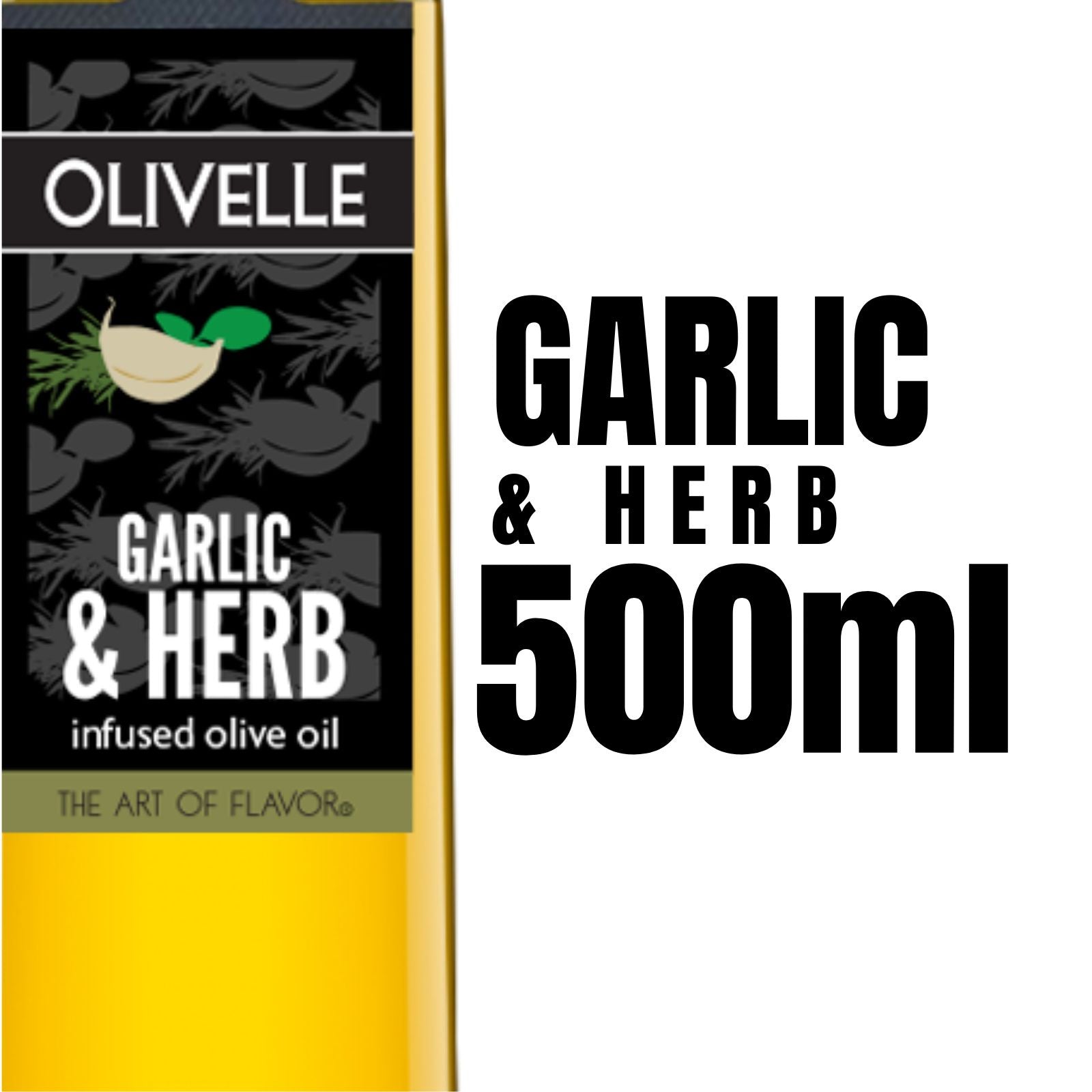 Olivelle Garlic & Herb - 500ML 10568 Olivelle Oil and Vinegar CDA Gourmet 500ml Composite Product 2