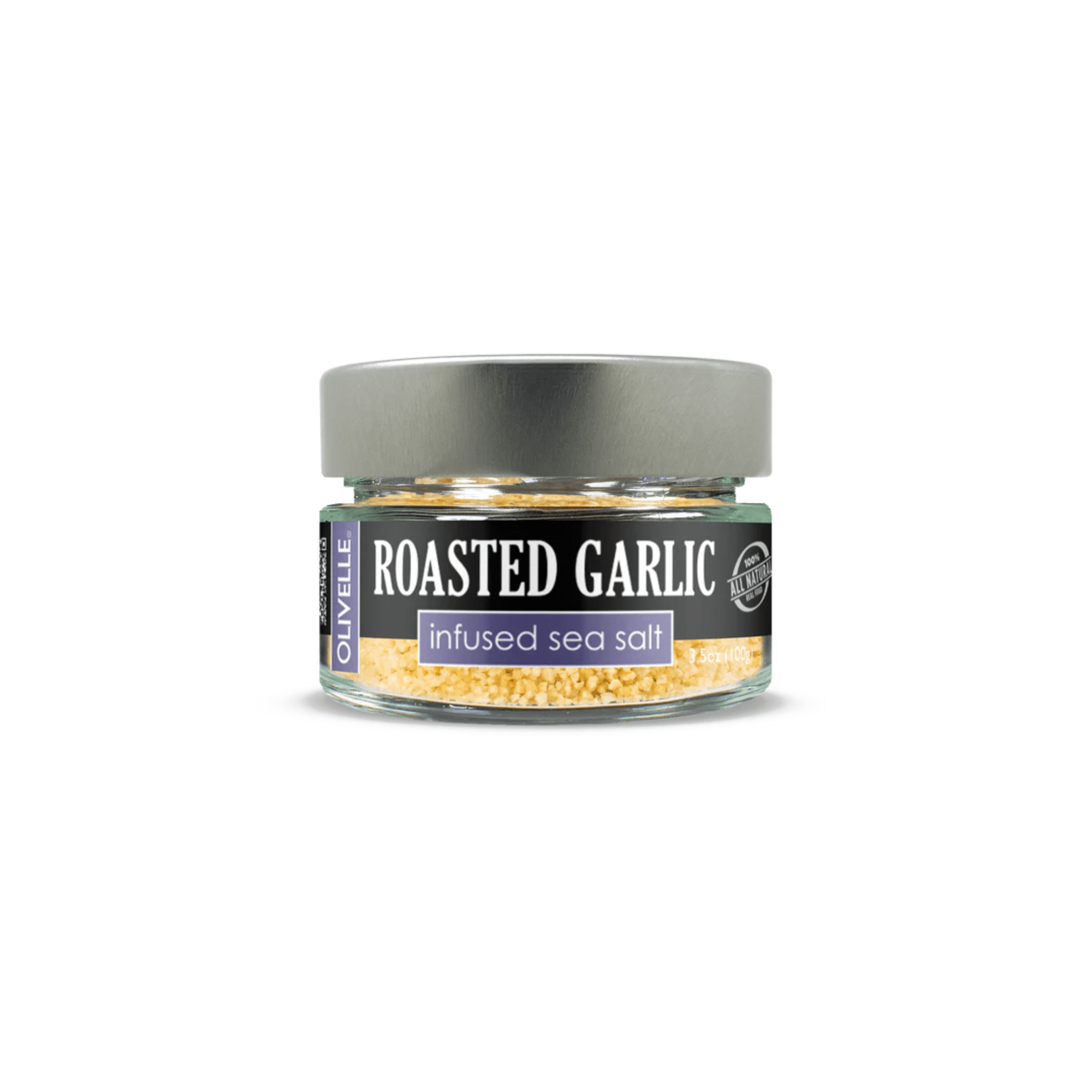Olivelle Roasted Garlic Infused Sea Salt 859319002164 Olivelle Not O and V CDA Gourmet Blend Dried 1