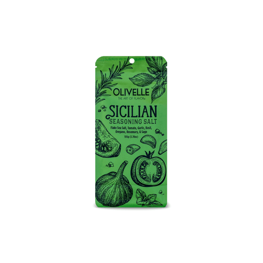 Olivelle Sicilian Seasoning Salt 850022630415 Olivelle Not O and V CDA Gourmet Flake Jacobsen 1