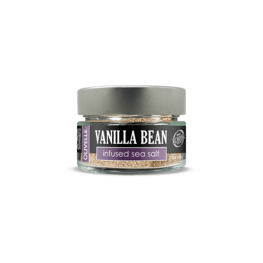 Olivelle Vanilla Bean Infused Sea Salt 859319002201 Olivelle Not O and V CDA Gourmet Blend Dried 1