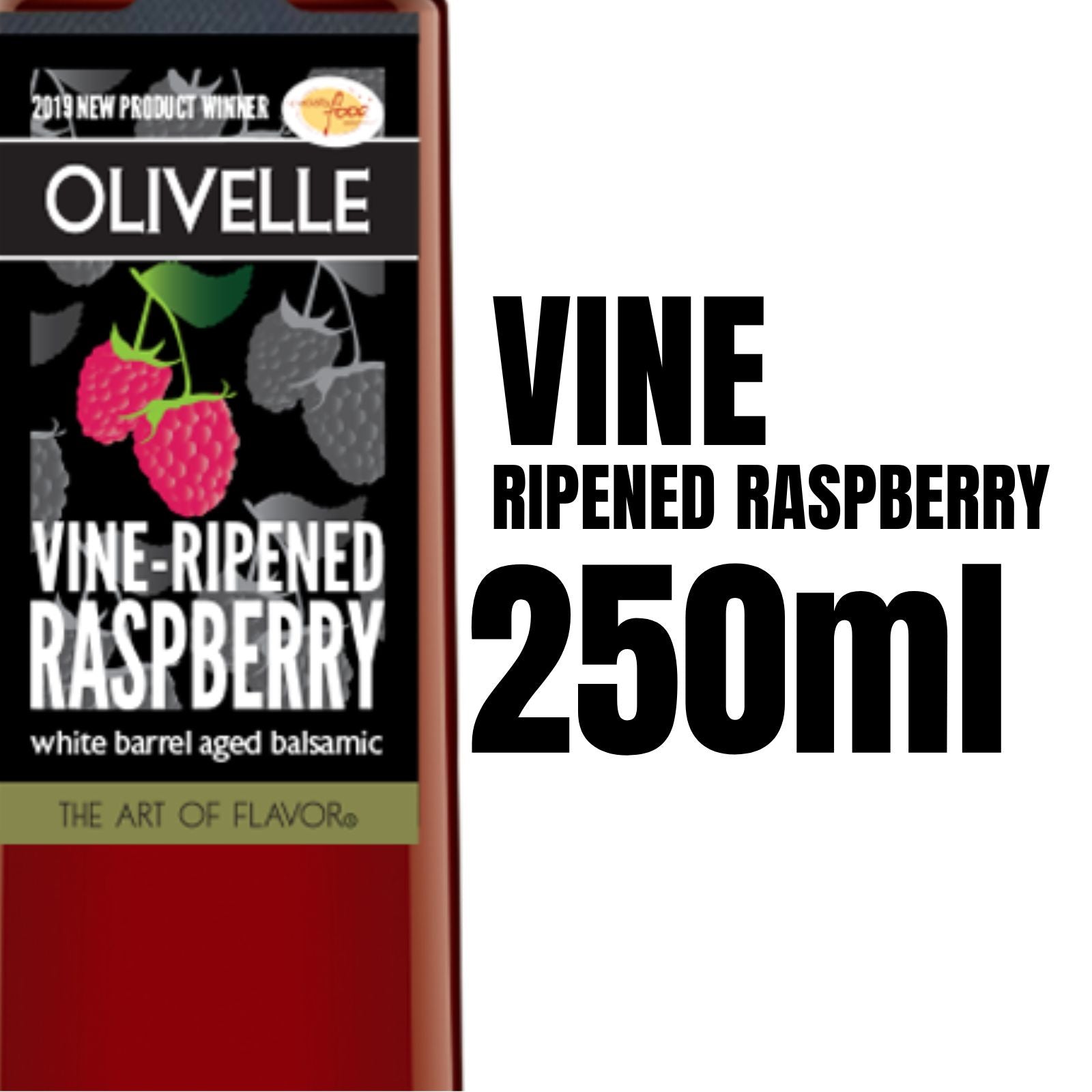 Olivelle Vine Ripened Raspberry - 250ML 10668 Olivelle Oil and Vinegar CDA Gourmet 250ml Balsamic 2