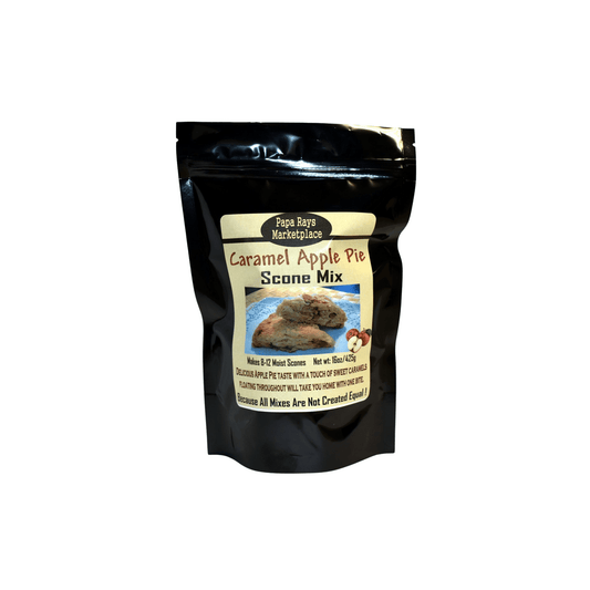 Papa Ray’s Caramel Apple Pie Scone Mix 813885007870 Gourmet Foods CDA Gourmet Apple Caramel 1