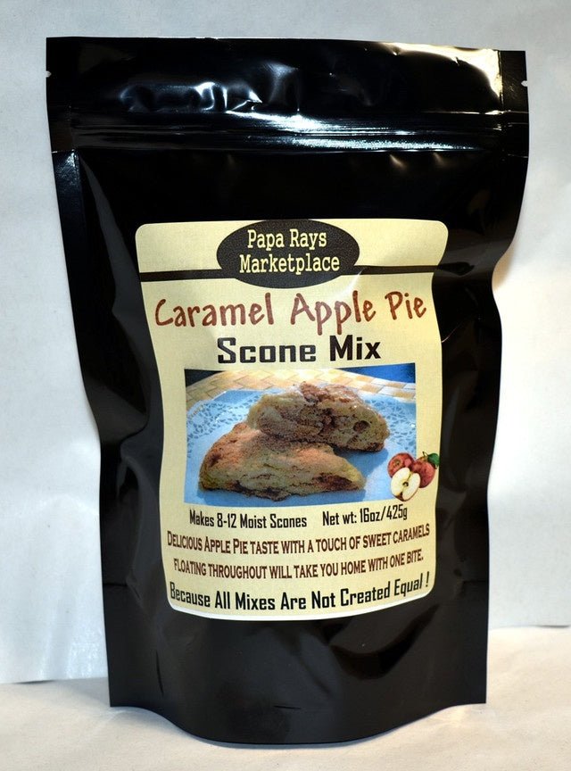 Papa Ray’s Caramel Apple Pie Scone Mix 813885007870 Gourmet Foods CDA Gourmet Apple Caramel 1