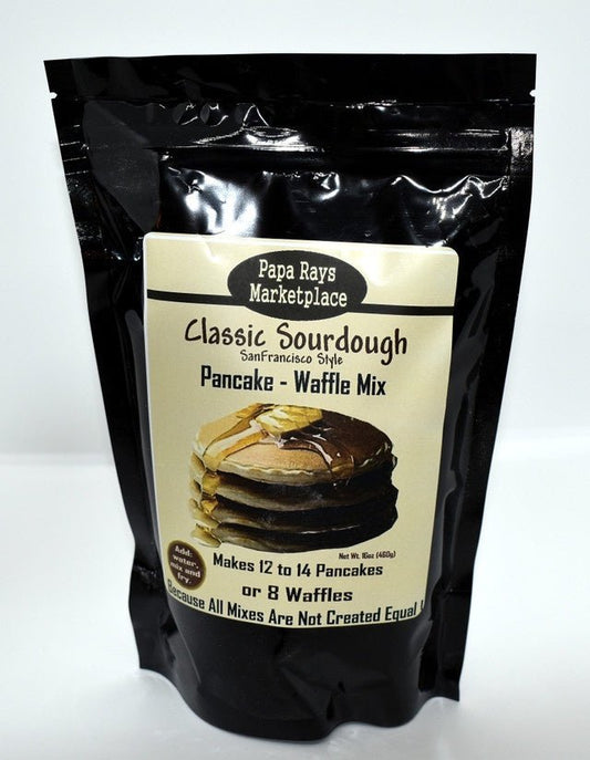 Papa Ray’s Classic Sourdough Pancake/Waffle Mix 813885007886 Gourmet Foods CDA Gourmet Classic Locally Made 1