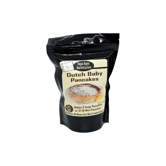 Papa Ray’s Dutch Baby Pancake Mix 813885008500 Gourmet Foods CDA Gourmet Baby Dutch 1