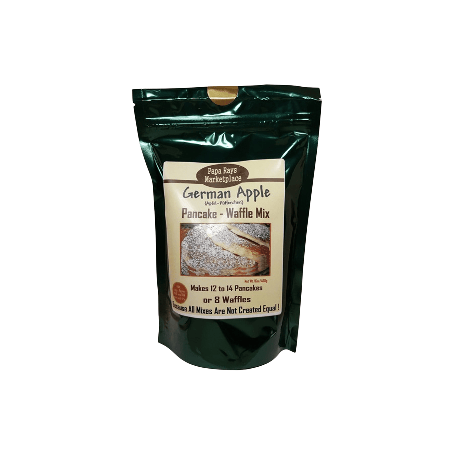 Papa Ray’s German Apple Pancake/ Waffle Mix 813885007596 Gourmet Foods CDA Gourmet Apple German 1