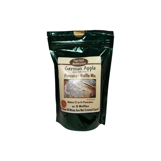 Papa Ray’s German Apple Pancake/ Waffle Mix 813885007596 Gourmet Foods CDA Gourmet Apple German 1