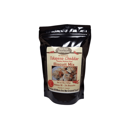 Papa Ray’s Jalapeño Cheddar Biscuit Mix 813885007589 Gourmet Foods CDA Gourmet Biscuit Cheddar 1