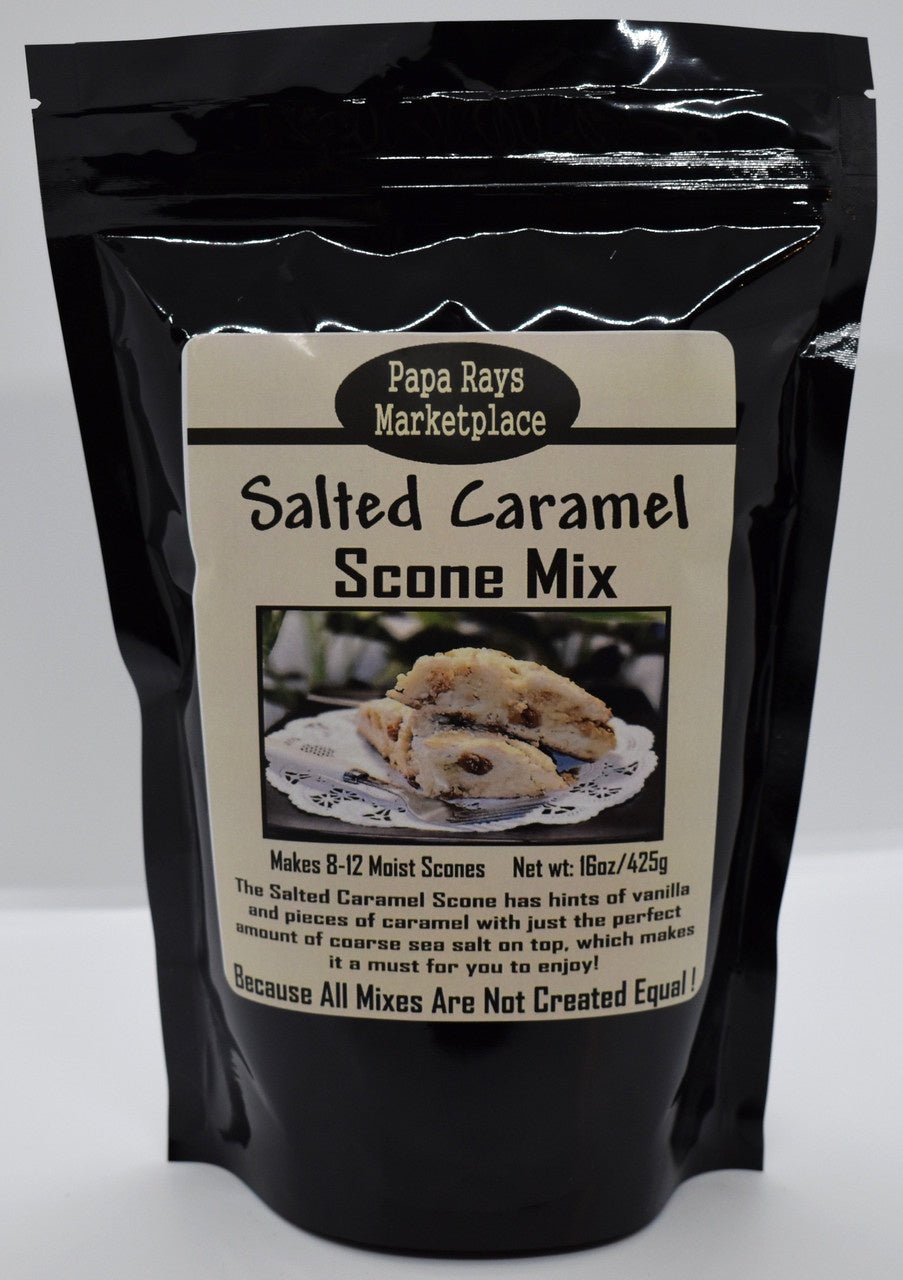 Papa Ray’s Salted Caramel Scone Mix 813885007770 Gourmet Foods CDA Gourmet Caramel Locally Made 1