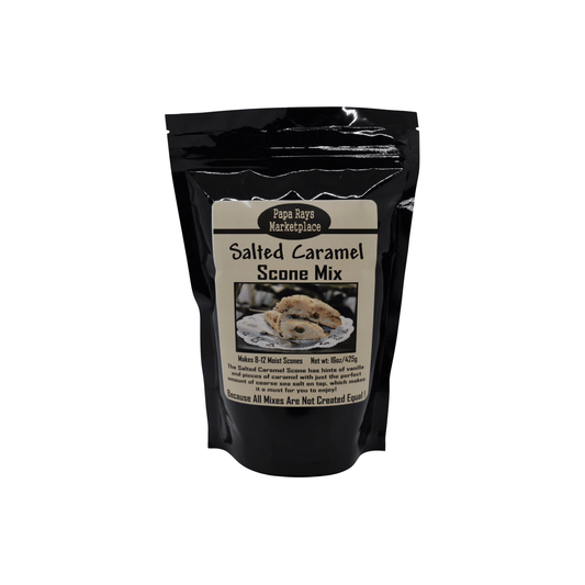 Papa Ray’s Salted Caramel Scone Mix 813885007770 Gourmet Foods CDA Gourmet Caramel Locally Made 1