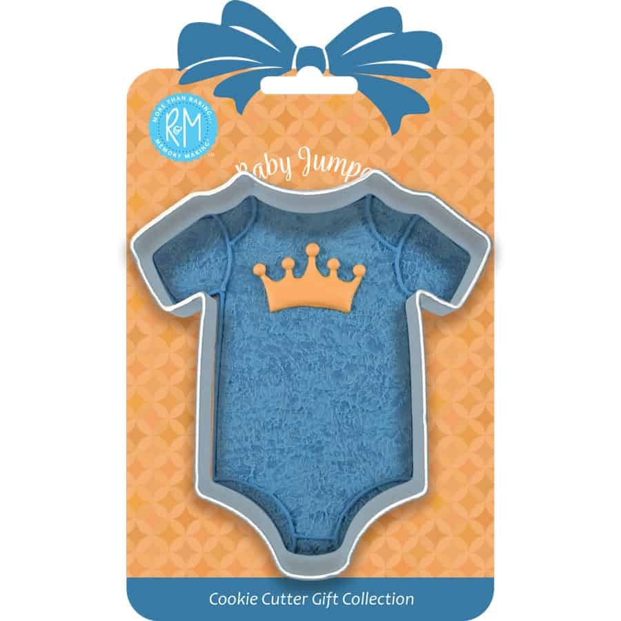 R & M Baby Jumper Cookie Cutter 4" Carded 071581080101 Cookie Cutters CDA Gourmet Baby Jumper Carded 1