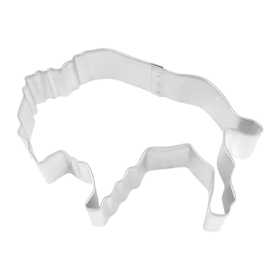 R & M Buffalo Cookie Cutter 4" 071581012560 Cookie Cutters CDA Gourmet Buffalo cookie 1