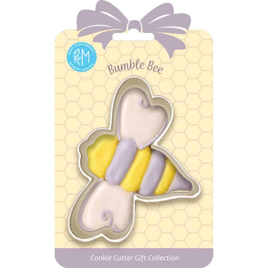 R & M Bumble Bee Cookie Cutter 4" Carded 071581080217 Cookie Cutters CDA Gourmet Bumble Bee Carded 1