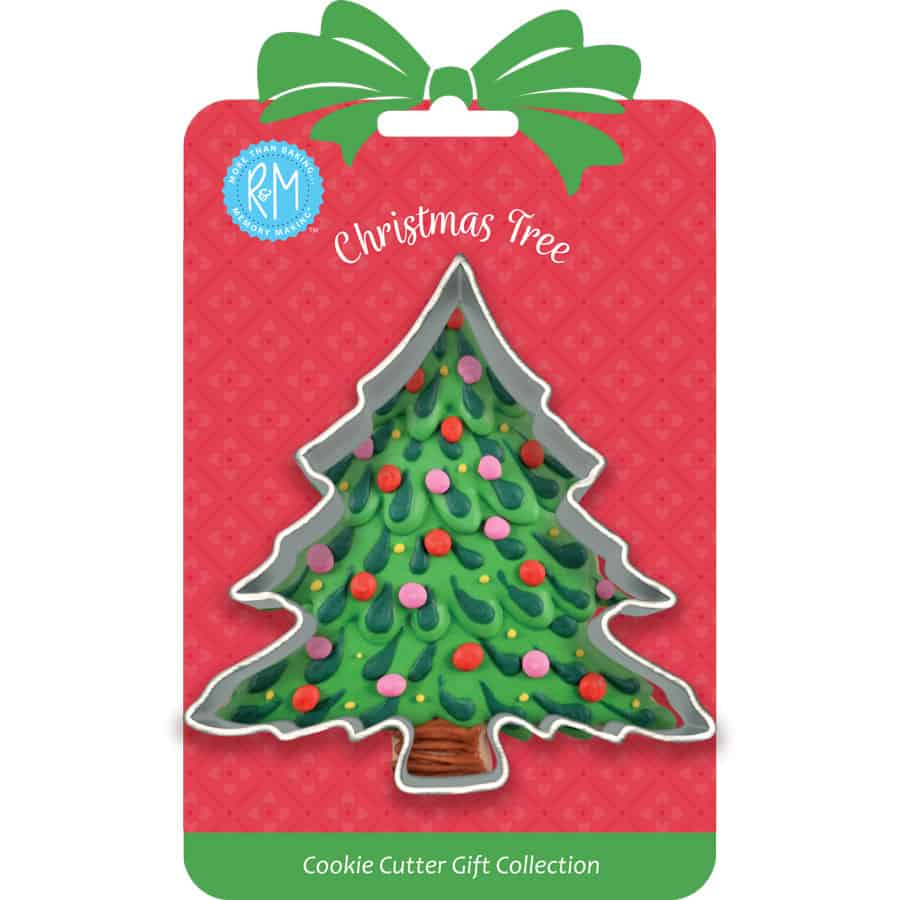 R & M Christmas Tree Cookie Cutter - 3.5 Inch - Carded 071581080132 Christmas CDA Gourmet Carded Christmas 2