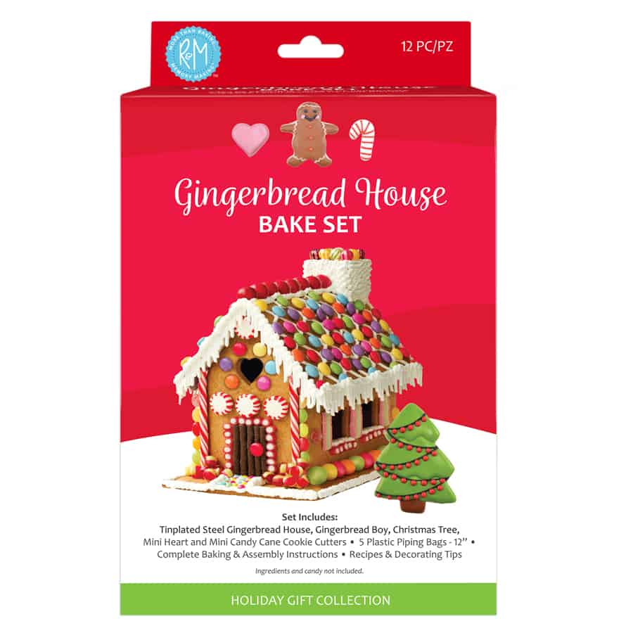 R & M Gingerbread House Bake Set - 12 Piece 768545020890 Christmas CDA Gourmet Bake Christmas 2