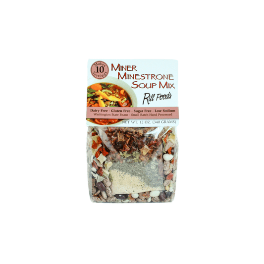 Rill Foods Miner Minestrone Soup Mix 813927000103 Gourmet Foods CDA Gourmet mixes Pantry and Seasoning 1