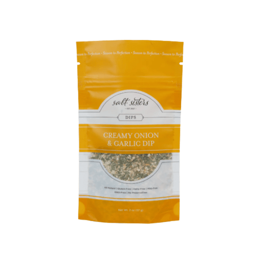Salt Sisters Creamy Onion and Garlic Dip 819876015809 Spices CDA Gourmet Creamy Dip 1