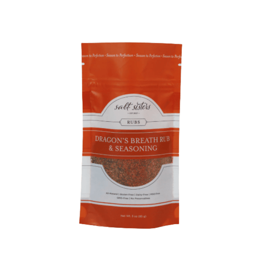 Salt Sisters Dragon's Breath Rub and Seasoning 819876010392 Spices CDA Gourmet Breath Dragon 1